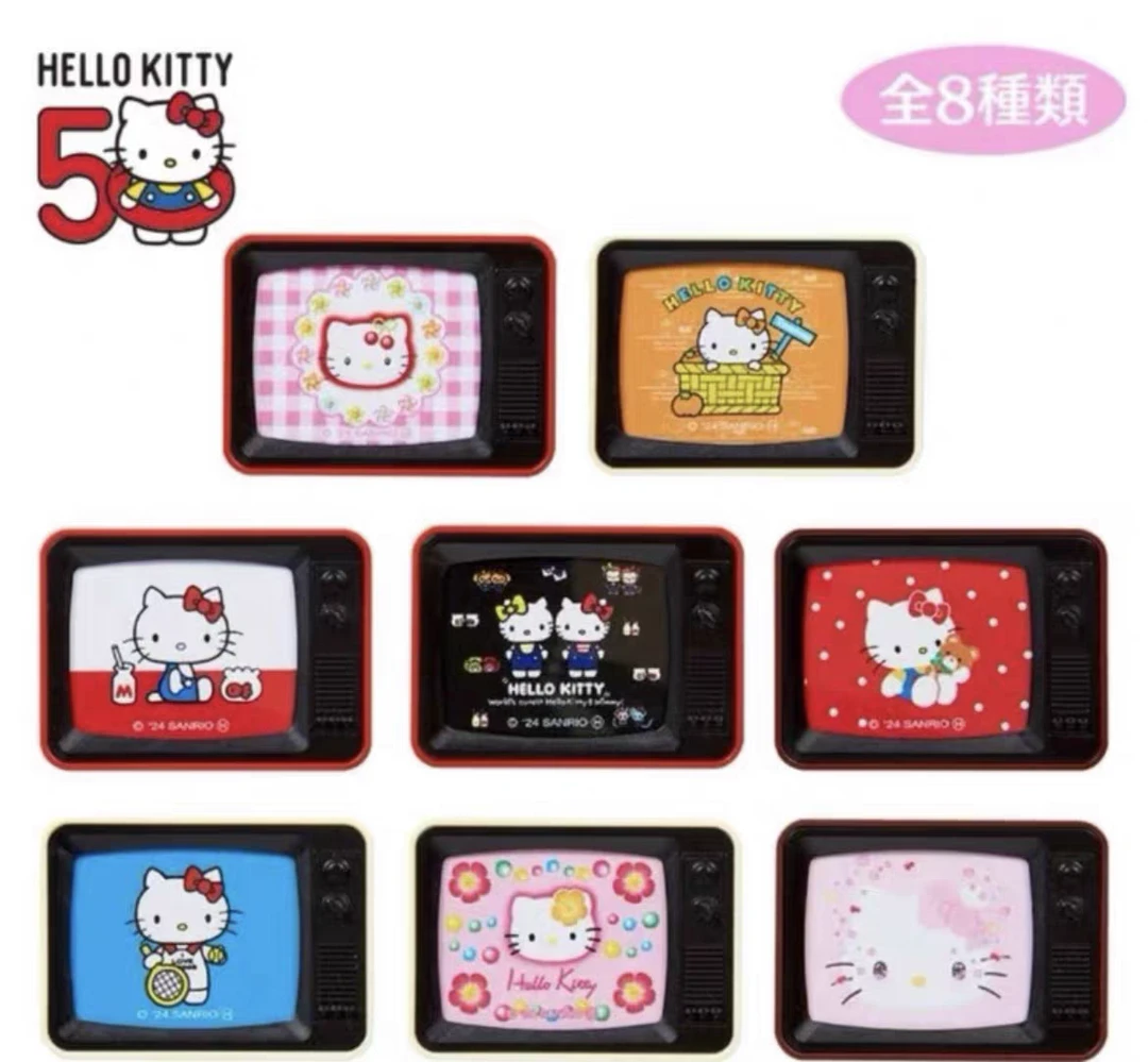 三丽鸥 hello Kitty 50周年复古冰箱贴 磁吸贴 盲袋(随机1款)