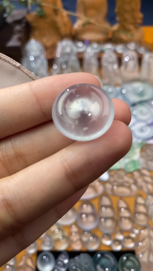 【闪购商品】定制翡翠未镶嵌平安扣19.8*5.9