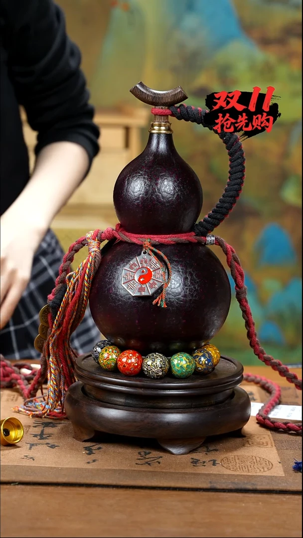 XV056藏绳款酒葫芦不包手串