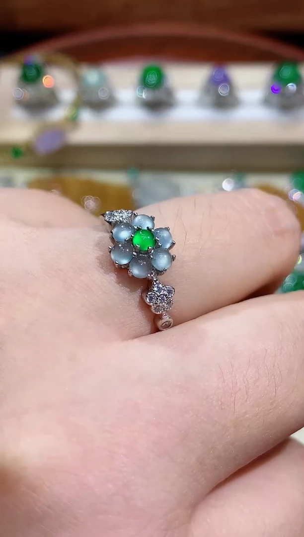 翡翠戒指未镶嵌3团购多样性发其一