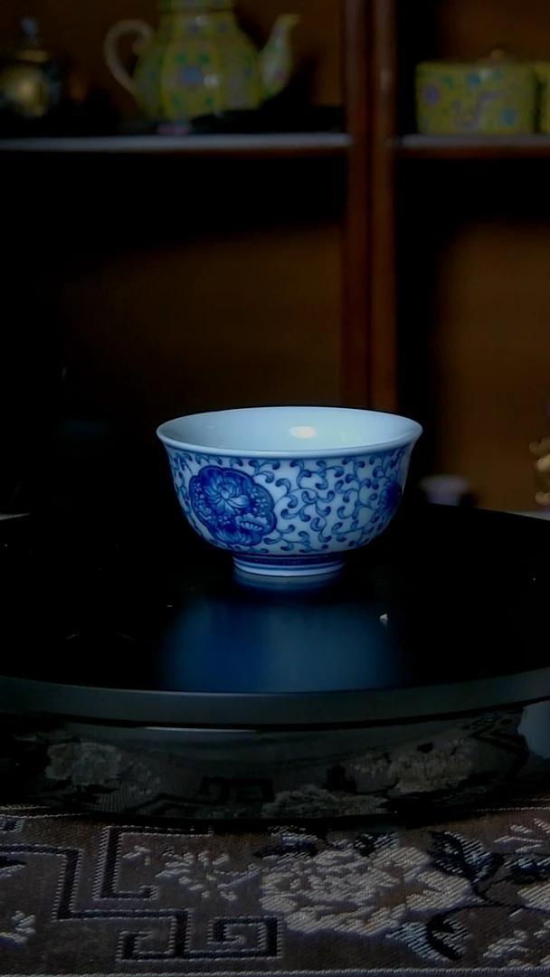 景德镇手工青花主人杯