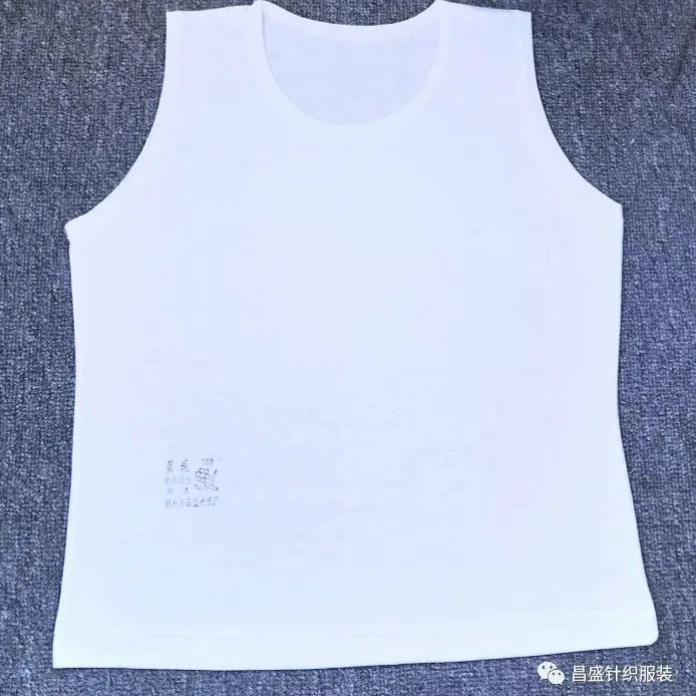 柳州蓝花宽肩女背心无袖透气夏季薄款透气运动针织棉健身纯色圆领