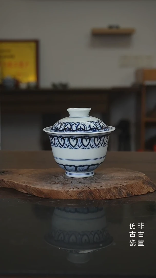 景德镇手工手绘陶瓷微瑕