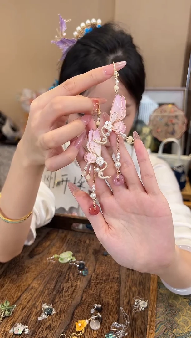 刺绣苏绣世家非遗手工（耳环）