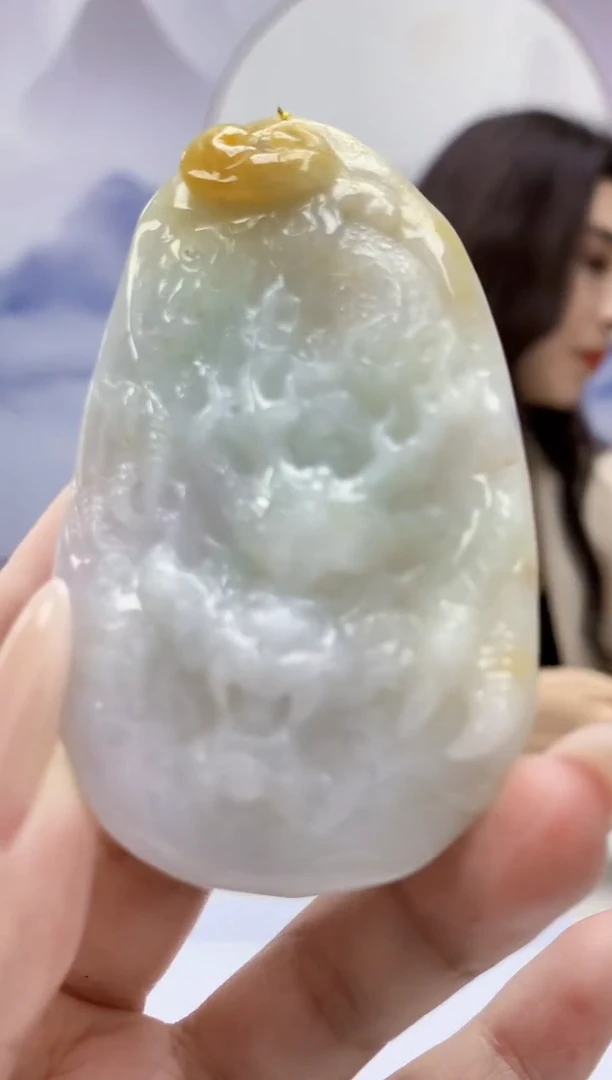 定制翡翠未镶嵌4829xx-毛货挂件25