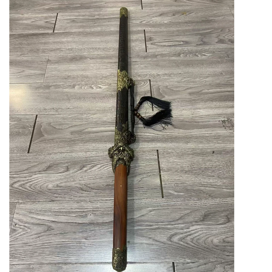 合金装龙王剑高锰钢未开刃128-1