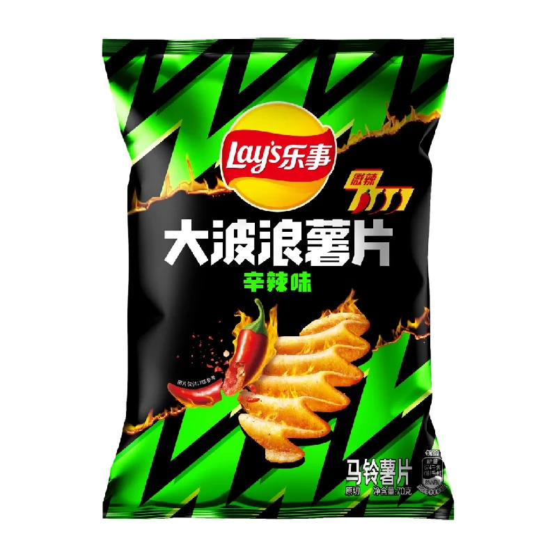 乐事大波浪辛辣味薯片70g