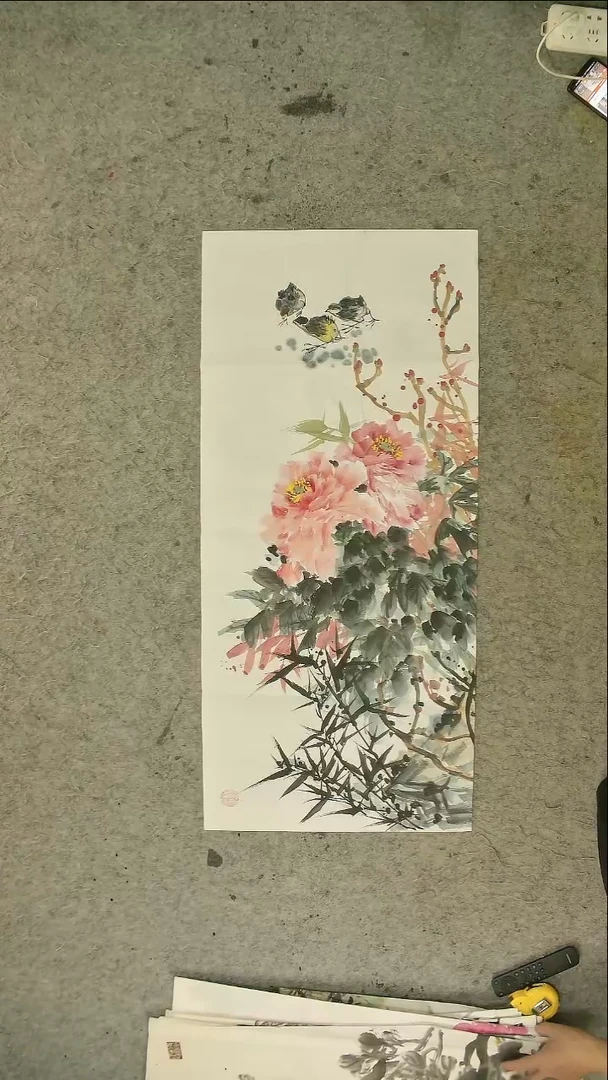 国画小三尺  写意花鸟