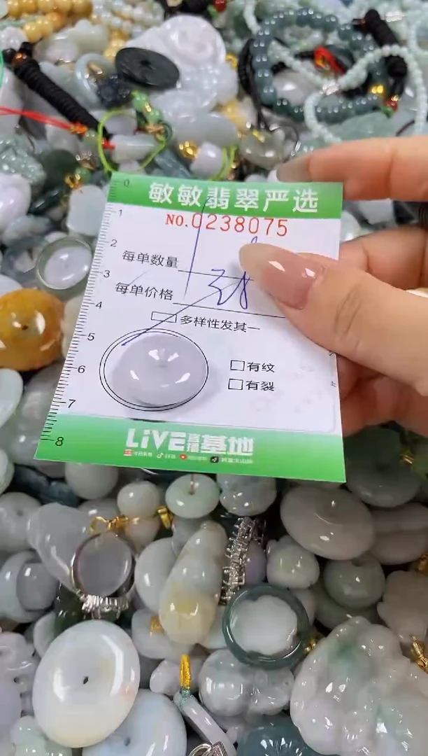 翡翠未镶嵌颈饰闪购0238075多样性发其一