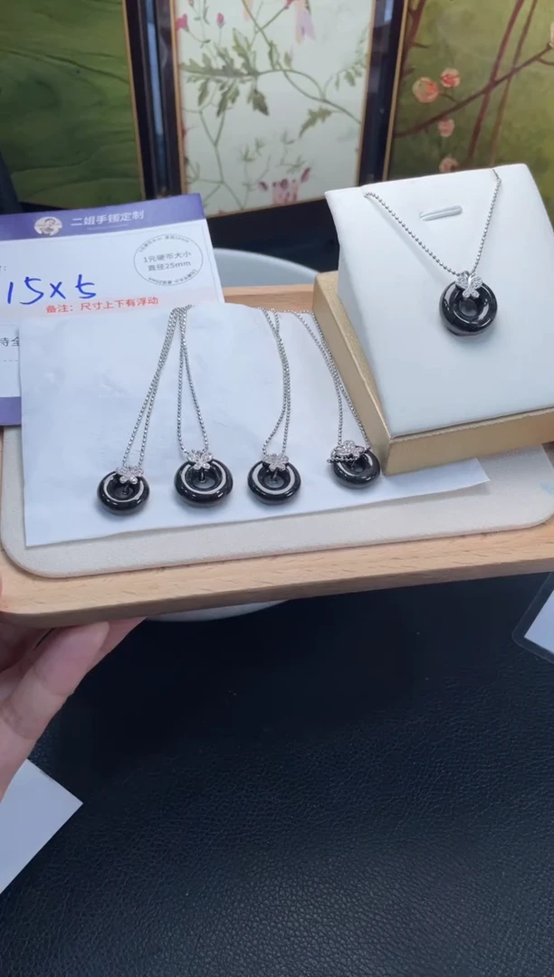 未镶嵌挂件翡翠甜甜圈1/多样性发其一配链@CP