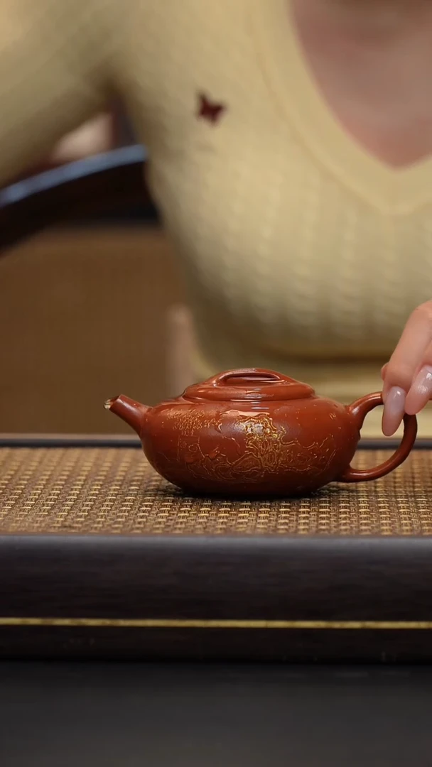 茶壶紫砂宁国红 玉泉