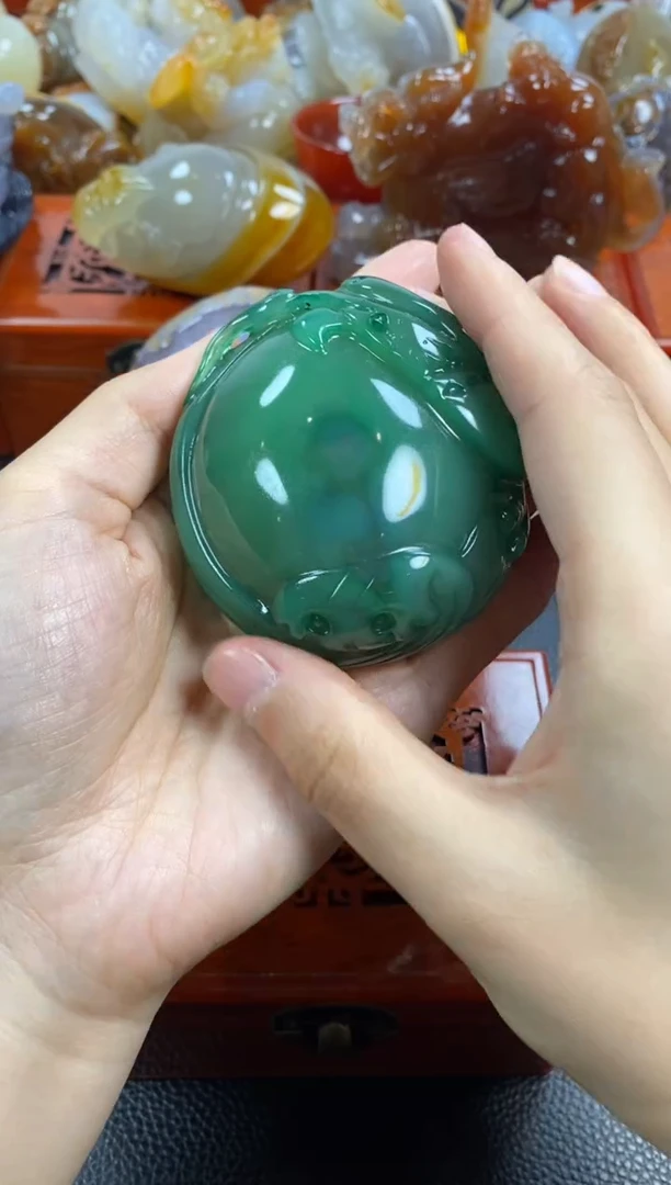未镶嵌手把玛瑙/玉髓红*1