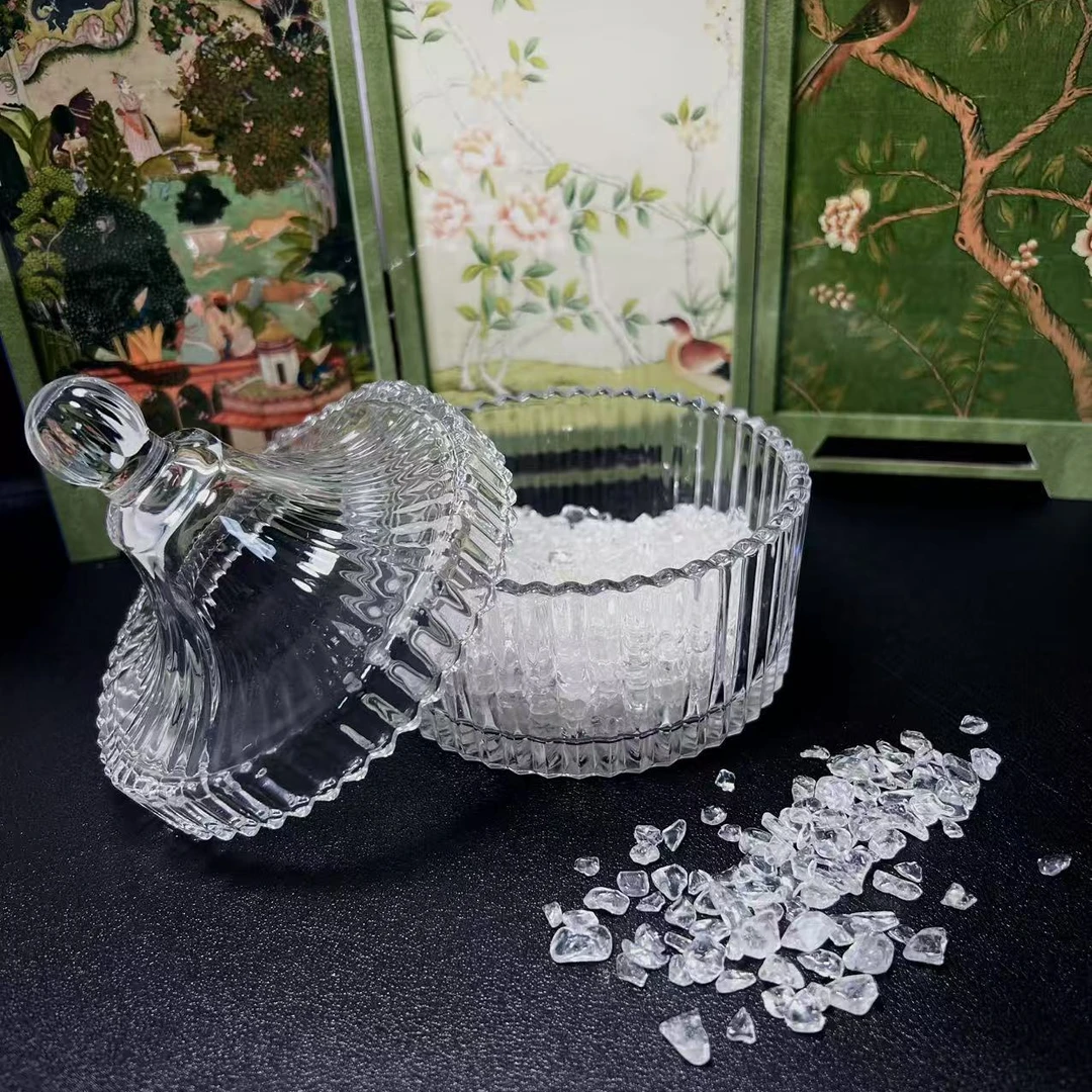 天然白水晶消磁石套装（消磁碗+白水晶）