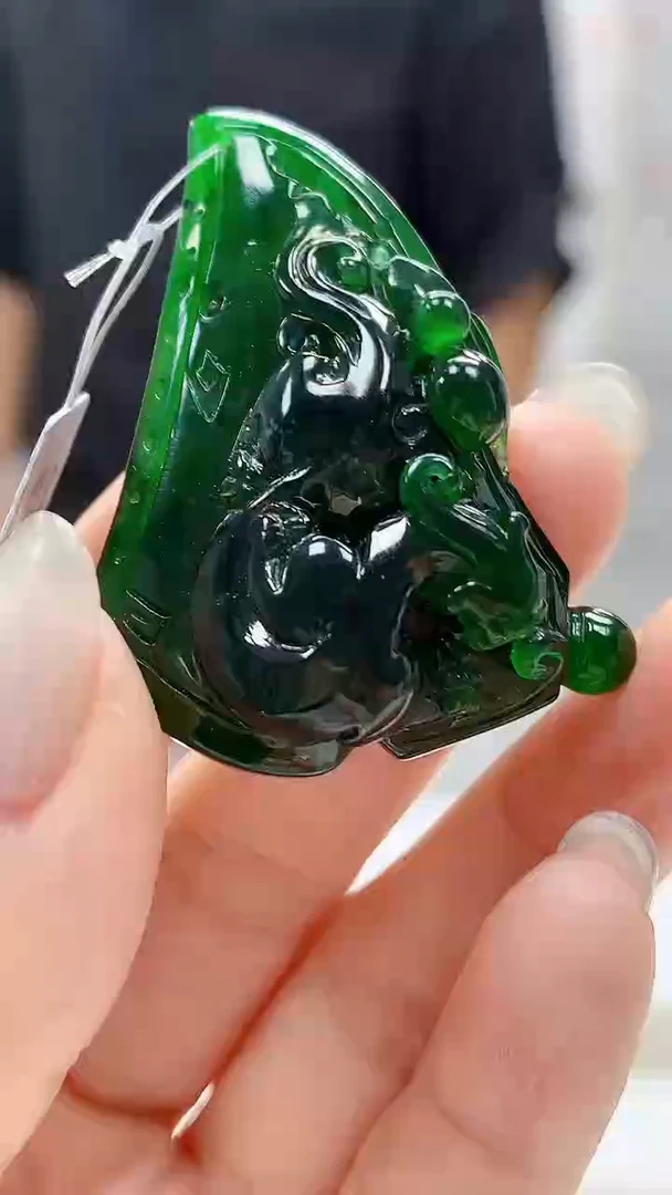 定制翡翠未镶嵌5145lr-毛货挂件216