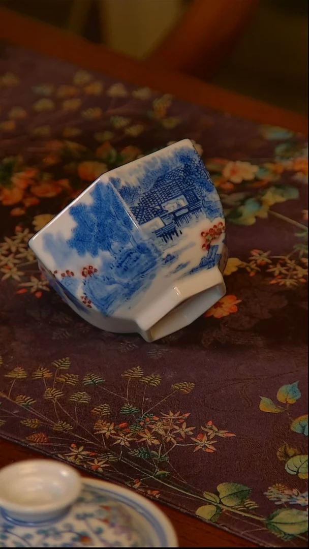 杯手工手绘杯杯很美丽