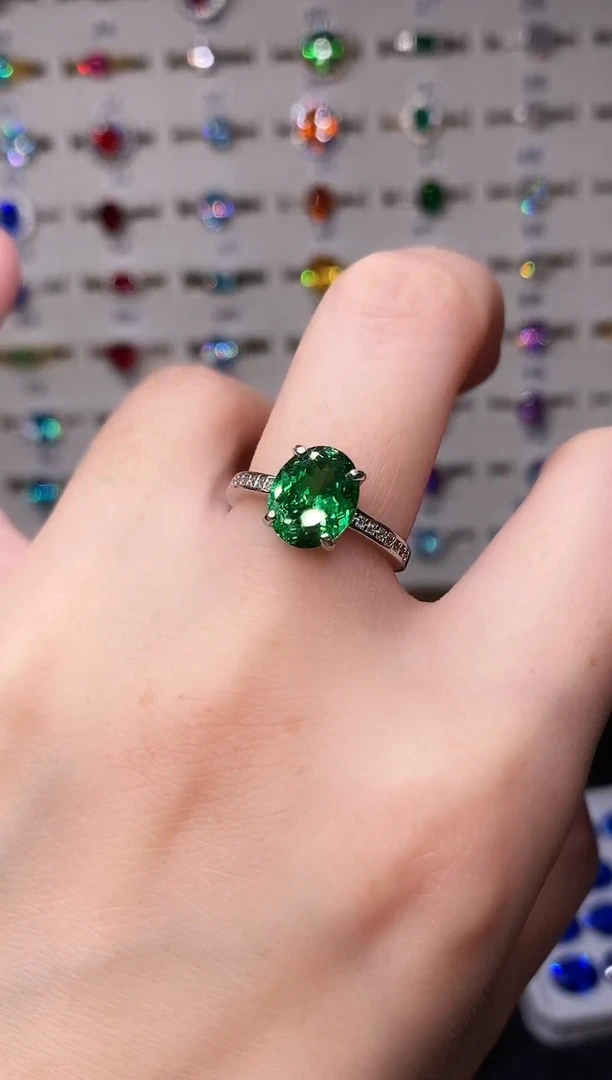 5克拉碧玺（处理）欧美风戒指