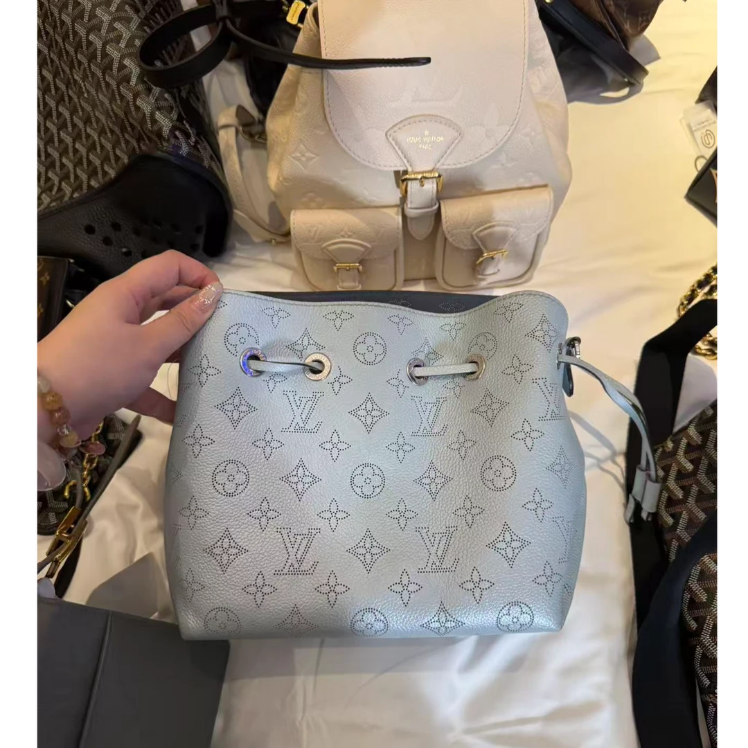99新 LouisVuitton/路易威登 月光女神珠光蓝/亲妈寄卖/734082