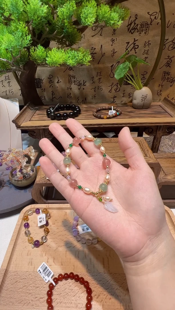 未镶嵌石英质玉手饰手饰@@
