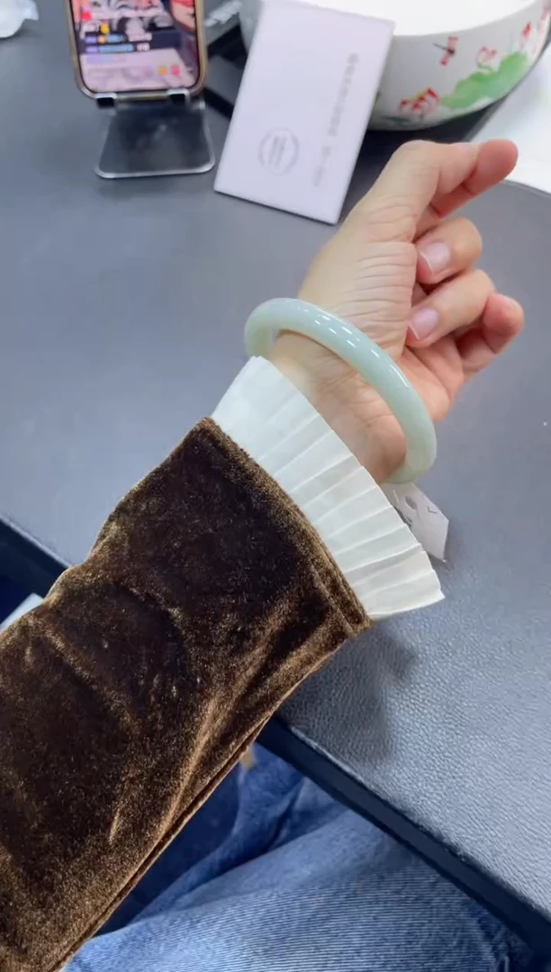 未镶嵌手镯定制翡翠七*鱼定制手镯XCZB/DZS