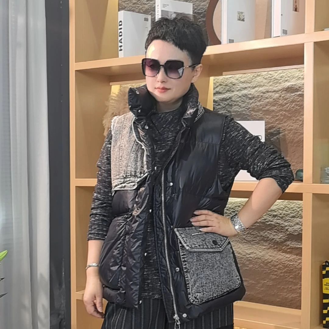 【雨田定制】马甲2025年新款百搭休闲时尚女士秋冬马夹保暖