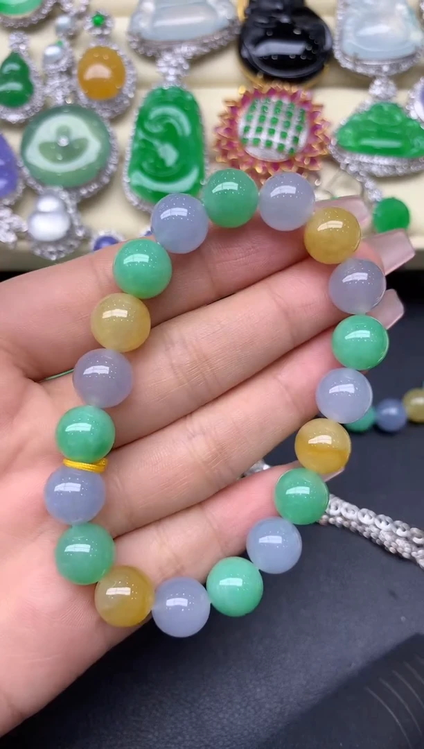 未镶嵌手链翡翠421-翡翠雪姐天天见