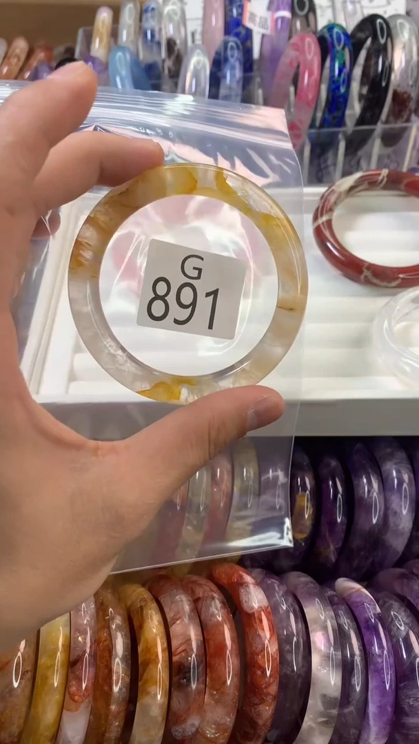 水晶手镯G未镶嵌水晶891-56