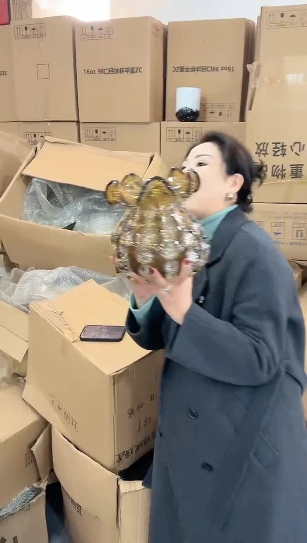 【闪购商品】琉璃椿野花器A早-10