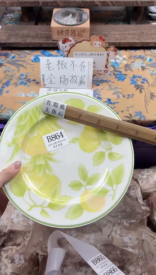 瓷片圆***了                B864