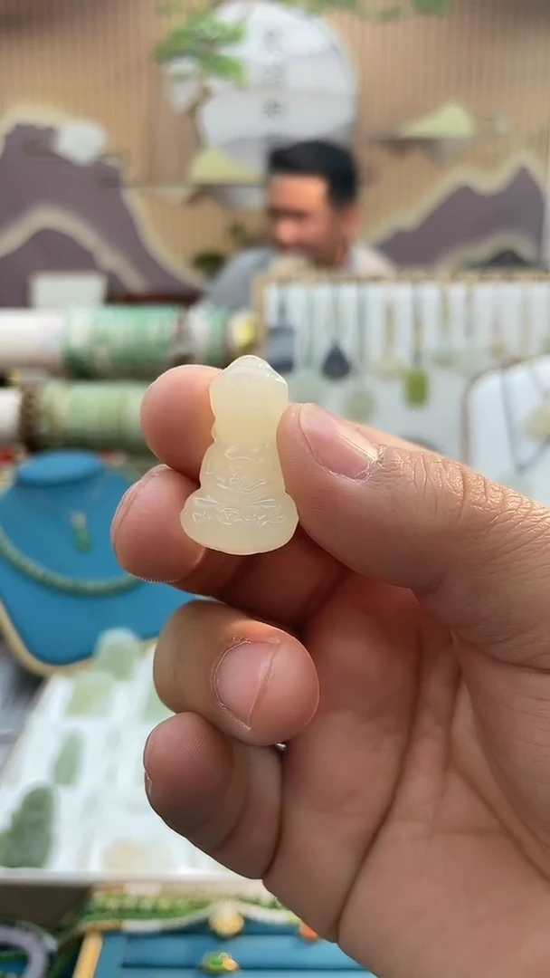 吊坠(不含链)未镶嵌和田玉约卡30mm宝宝佛