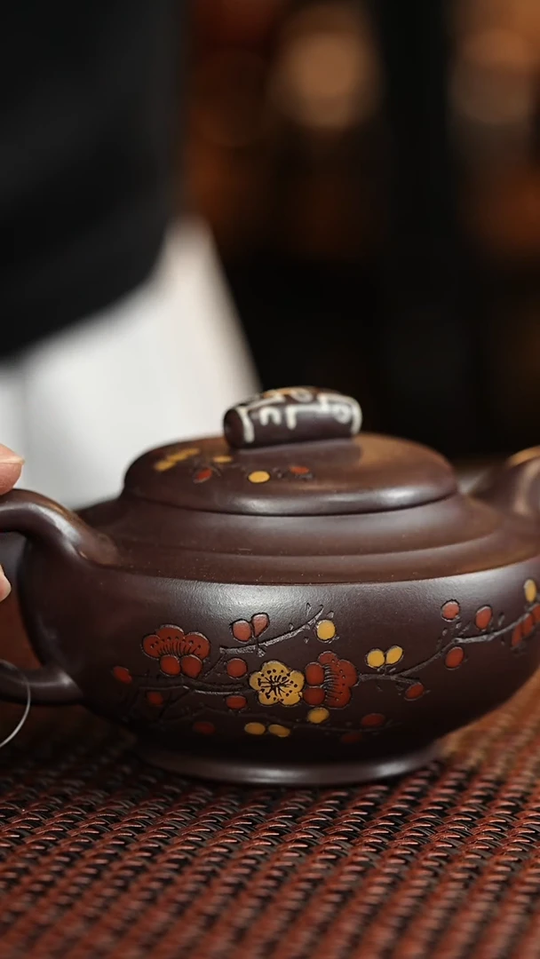 茶壶紫砂宜兴原矿紫砂壶天珠