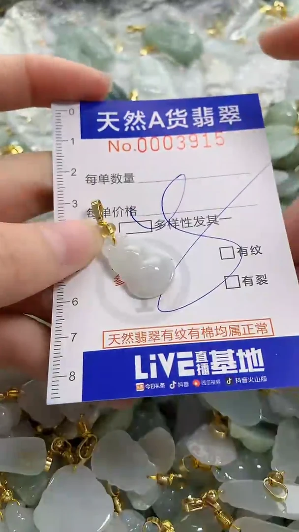 颈饰未镶嵌翡翠天然A货翡翠