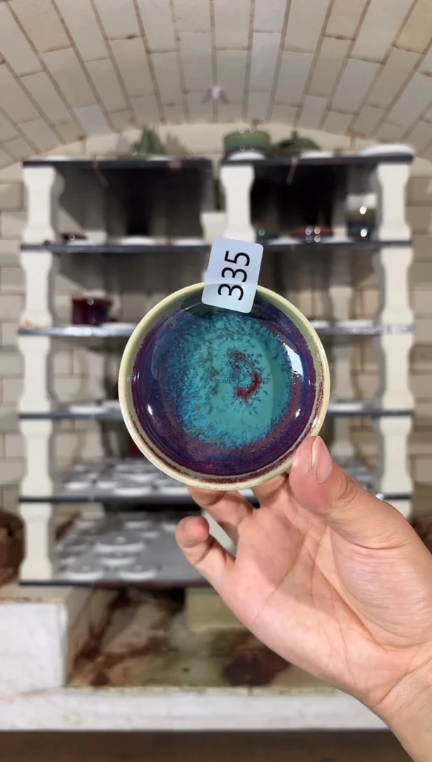 摆件精品窑变钧瓷茶器