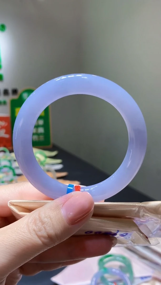 未镶嵌手镯翡翠f91天然A货缅甸翡翠55.4