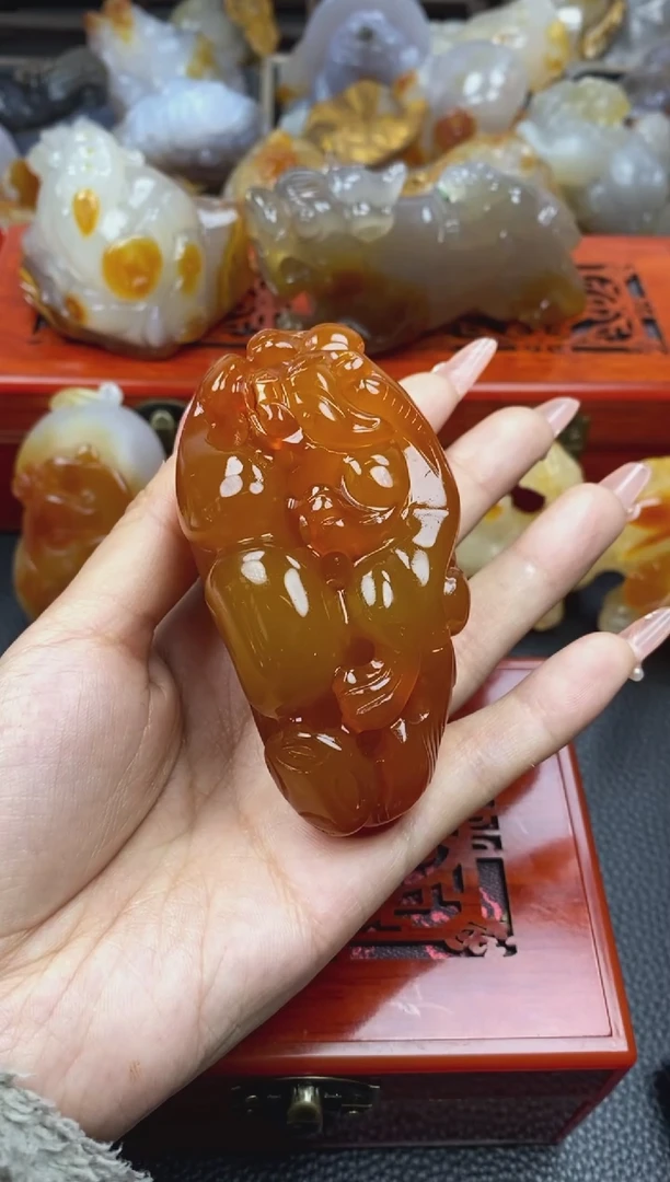 【闪购商品】玛瑙/玉髓手把未镶嵌00