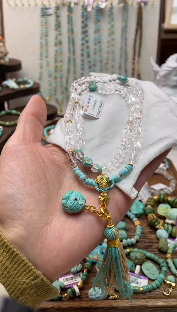 【闪购商品】水晶项链银S925镶嵌699999