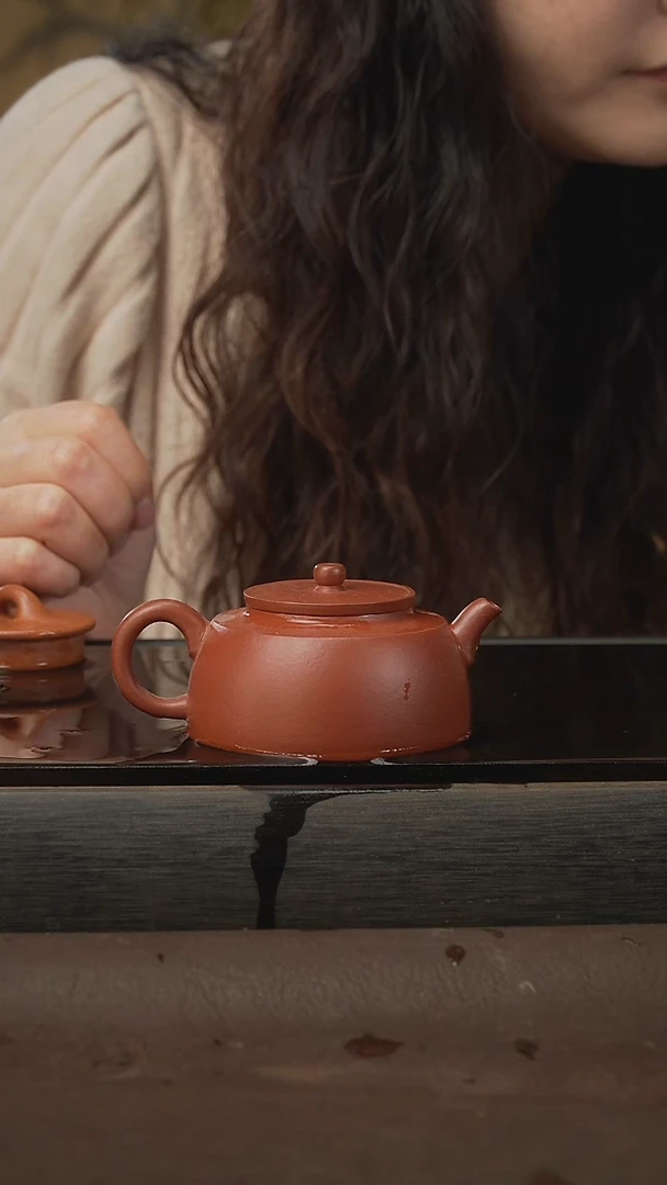 茶壶紫砂，微瑕，井栏，朱泥，
