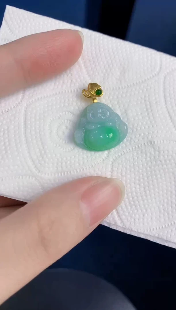 颈饰未镶嵌翡翠天然翡翠缅甸A货