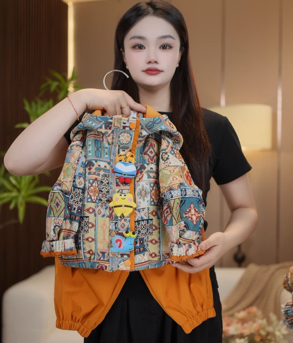 【海绵】2025秋款针织撞色运动酷仔休闲百搭男童女童儿童套装89777