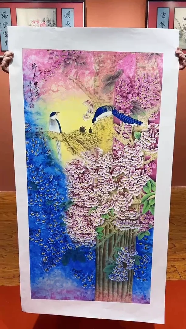 国画周建真老师绘画作品25-14