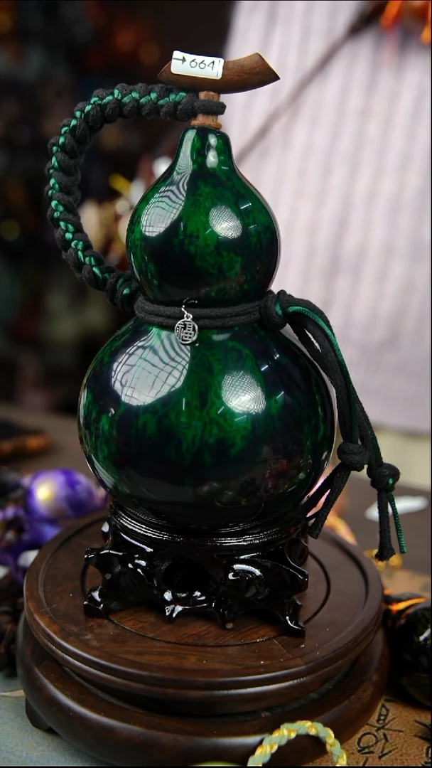 664号500ml左右非遗大漆酒葫芦