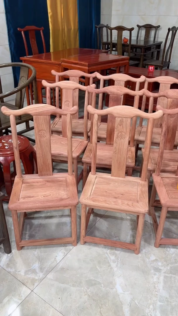 【闪购商品】花梨木类成套家具赞比亚小巴花儿童椅