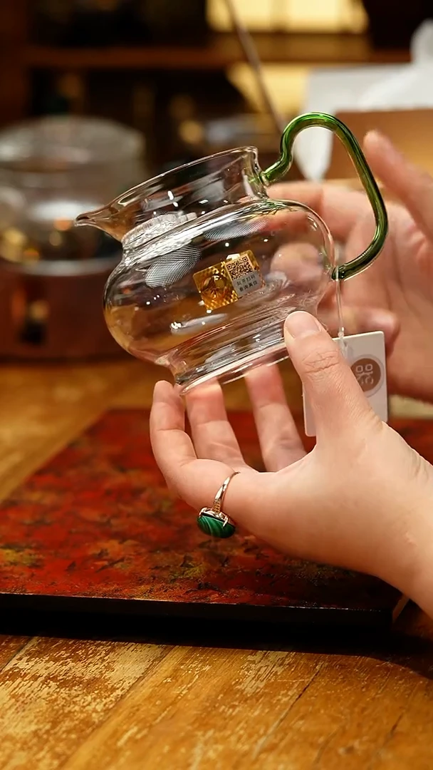 【闪购商品】禾器/熠然月牙款茶海/湖绿