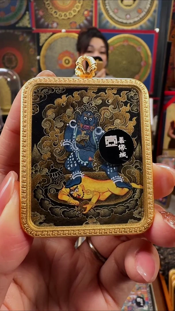 【闪购商品】吊坠壹善缘城手绘唐卡新春大促黑c