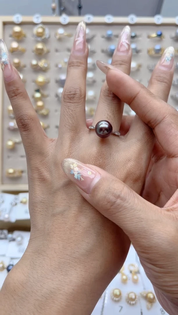 【闪购商品】淡水珍珠戒指合金0.0