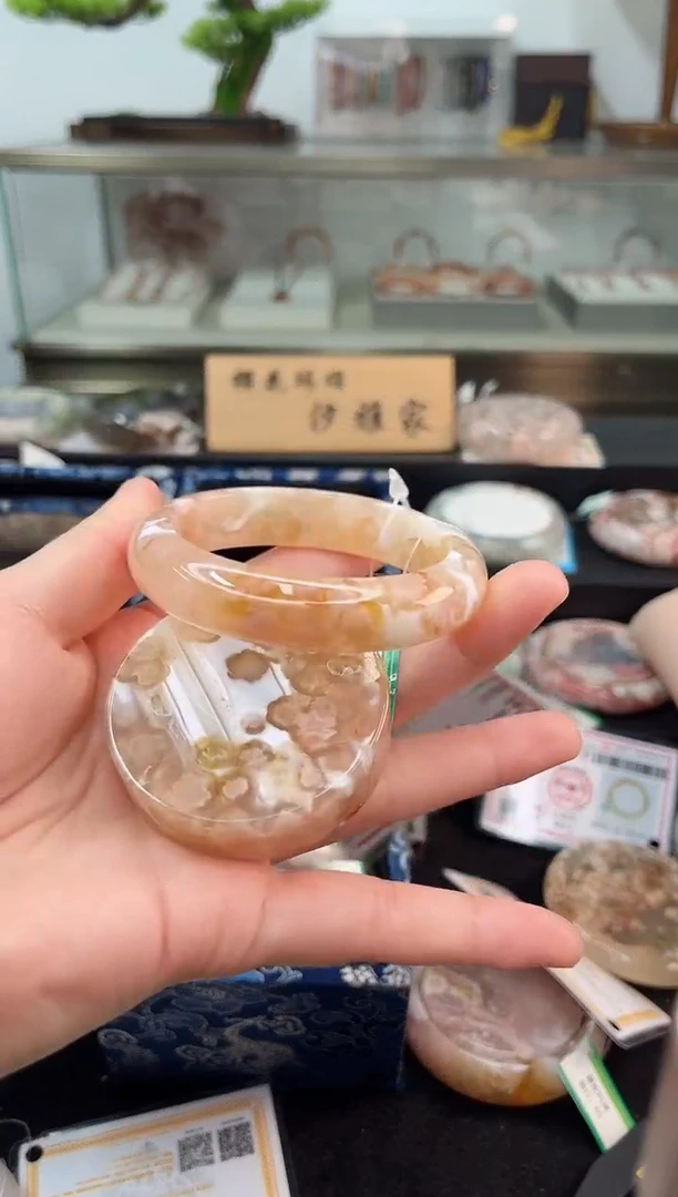 未镶嵌手镯石英质玉56圈口（赠品镯心）1334409
