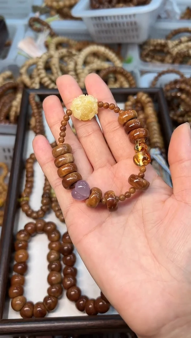 手串库克卡14mm左右甜甜圈【特级料】【牡丹】设计款