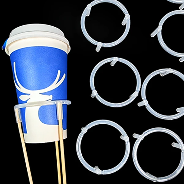 零食托旺仔苹果托花束固定材料手工包花纳米胶贴固定托竹签