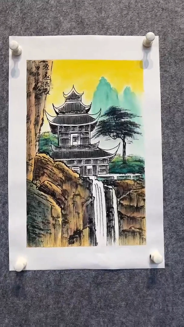 国画张敬国画作品9