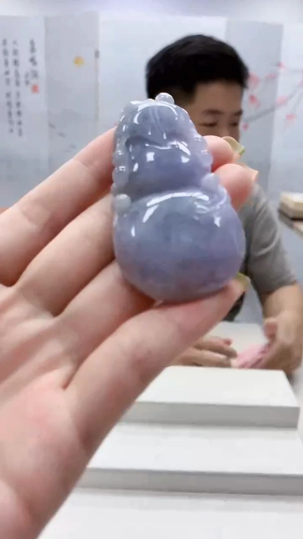 未镶嵌定制翡翠4917ry-毛货挂件182