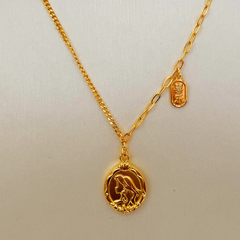 坠链均足银 美人鱼项链-TLXL0192